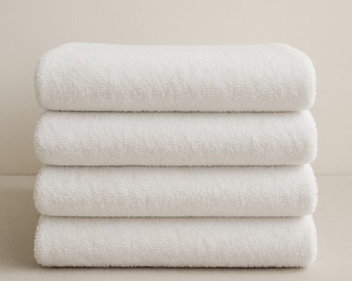 Folded towels